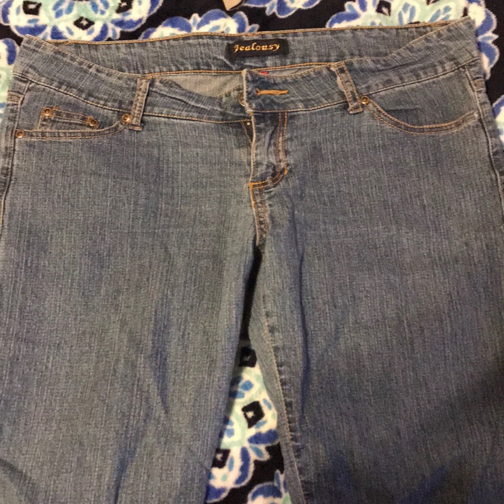 Jealousy blue jeans